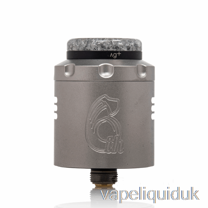 Hellvape DEAD RABBIT V3 24mm RDA [6th ANNI] Silver Black Vape Juice